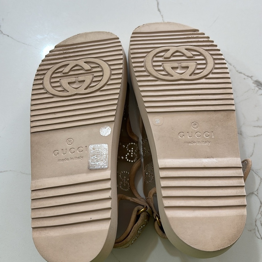 Gucci Cream - Isla rubber sandals - Picture 5 of 5